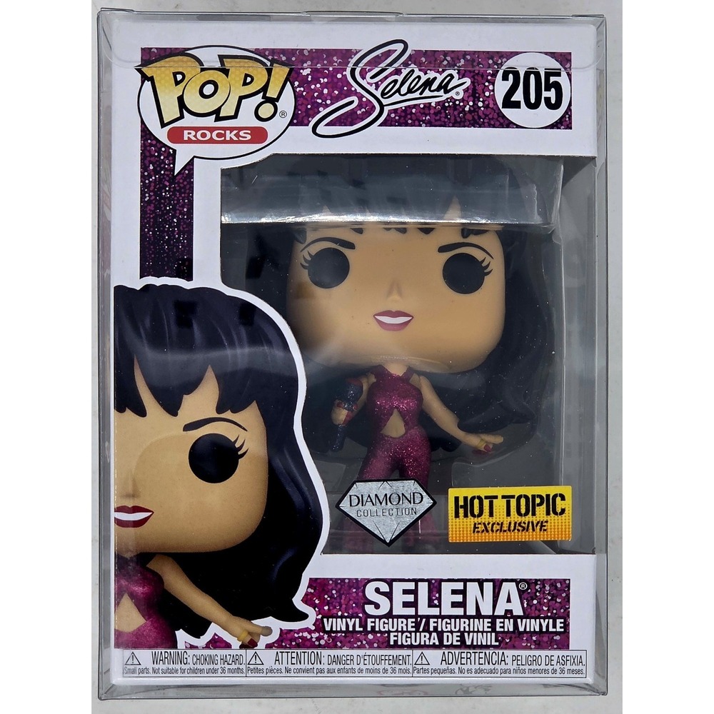 Funko Pop! Selena Diamond Hot Topic Exclusive #205 + Protector